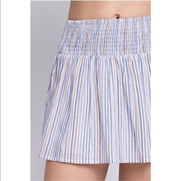 Honey Punch Striped Mini Skirt size S - Picture 5 of 8